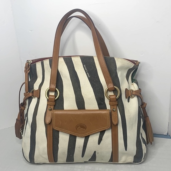Dooney & Bourke Handbags - Dooney & Bourke Large Tote Tassel Purse